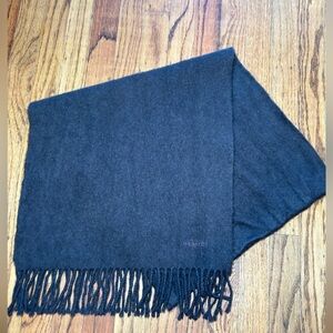 Hermes Scarf 100% Cashmere Brown Made In ScottLand